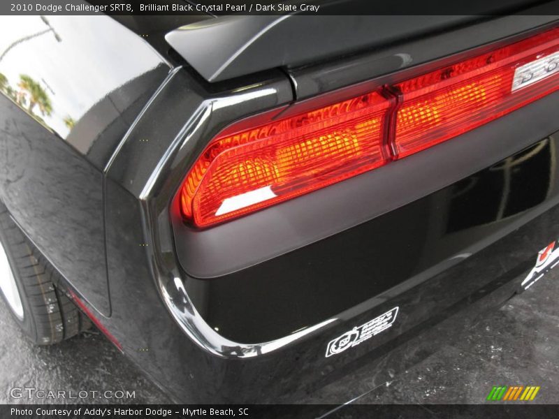 Brilliant Black Crystal Pearl / Dark Slate Gray 2010 Dodge Challenger SRT8