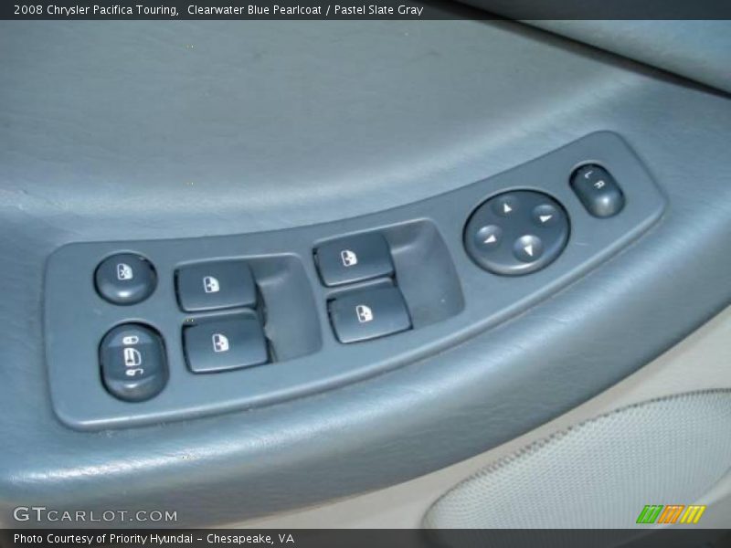 Clearwater Blue Pearlcoat / Pastel Slate Gray 2008 Chrysler Pacifica Touring