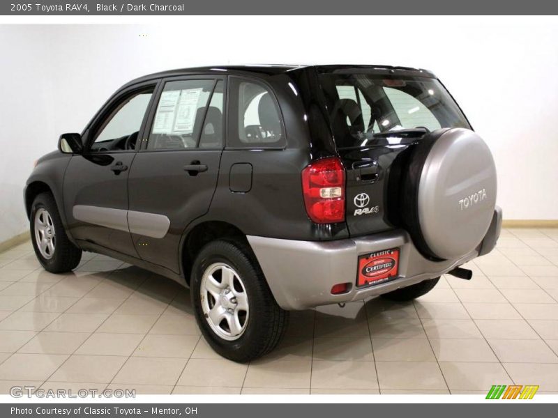 Black / Dark Charcoal 2005 Toyota RAV4