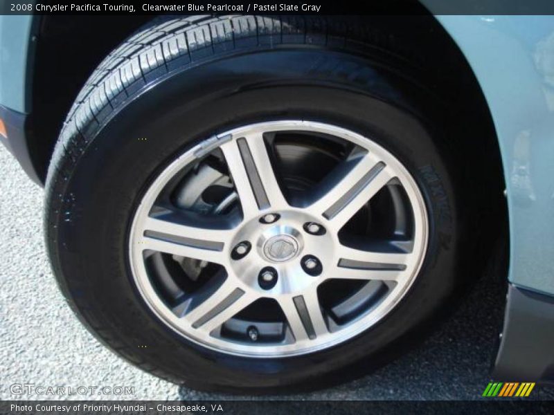 Clearwater Blue Pearlcoat / Pastel Slate Gray 2008 Chrysler Pacifica Touring