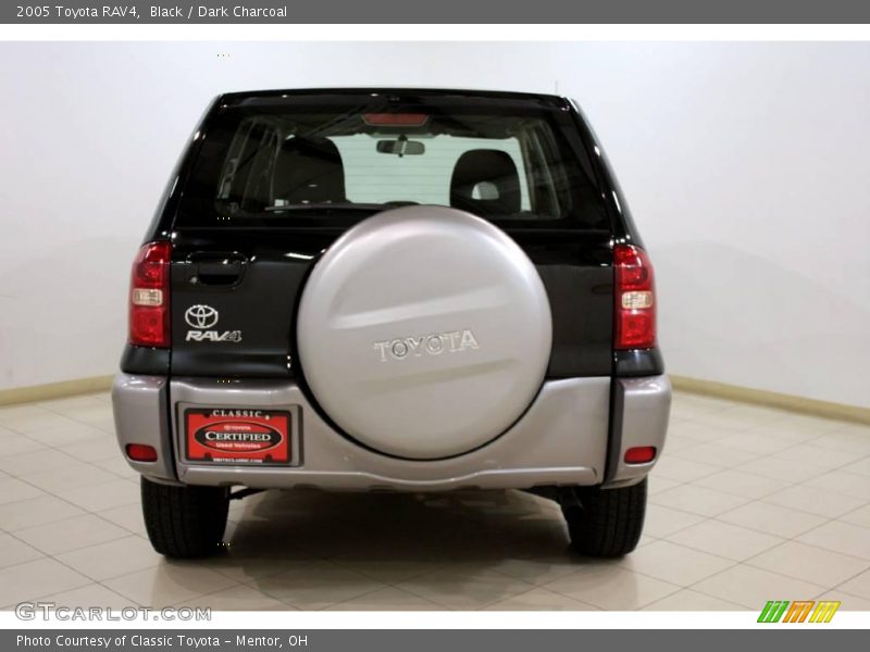 Black / Dark Charcoal 2005 Toyota RAV4