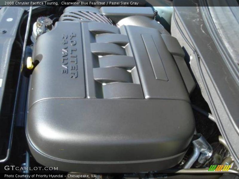 Clearwater Blue Pearlcoat / Pastel Slate Gray 2008 Chrysler Pacifica Touring