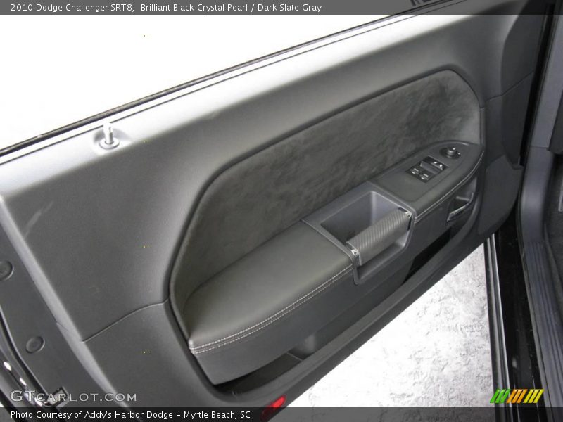 Brilliant Black Crystal Pearl / Dark Slate Gray 2010 Dodge Challenger SRT8