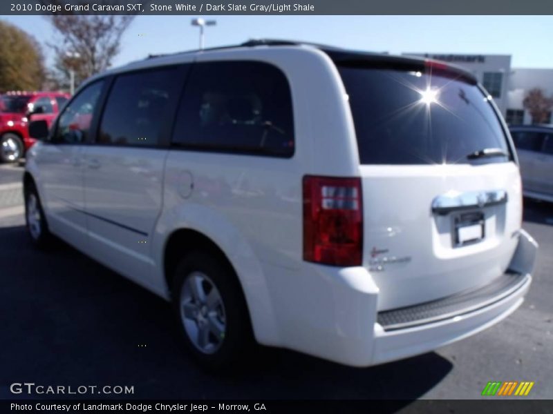Stone White / Dark Slate Gray/Light Shale 2010 Dodge Grand Caravan SXT