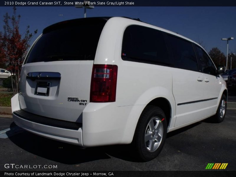 Stone White / Dark Slate Gray/Light Shale 2010 Dodge Grand Caravan SXT