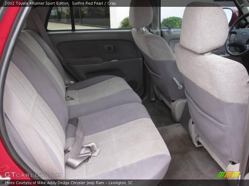 Sunfire Red Pearl / Gray 2002 Toyota 4Runner Sport Edition