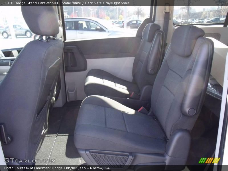 Stone White / Dark Slate Gray/Light Shale 2010 Dodge Grand Caravan SXT