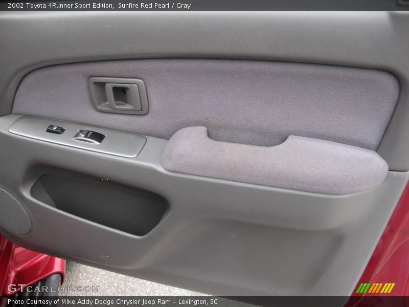 Sunfire Red Pearl / Gray 2002 Toyota 4Runner Sport Edition