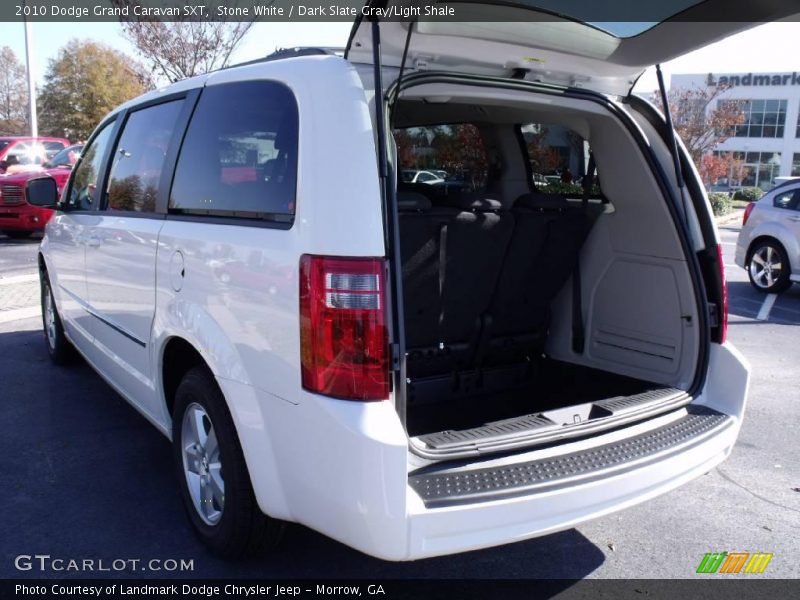 Stone White / Dark Slate Gray/Light Shale 2010 Dodge Grand Caravan SXT