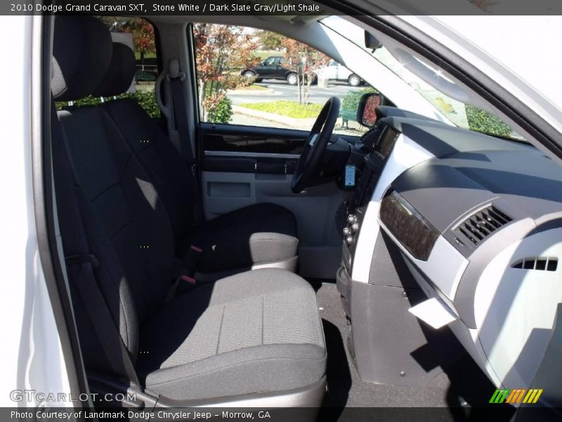 Stone White / Dark Slate Gray/Light Shale 2010 Dodge Grand Caravan SXT