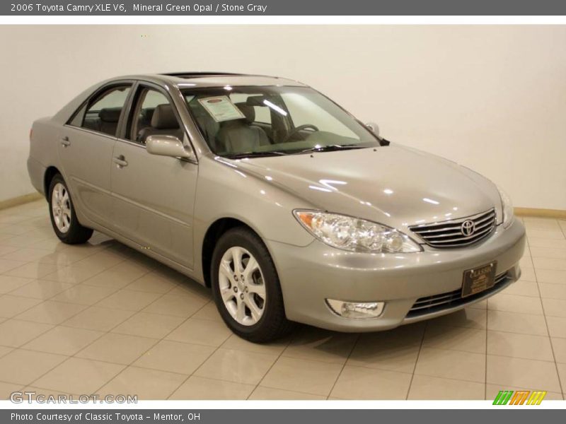 Mineral Green Opal / Stone Gray 2006 Toyota Camry XLE V6