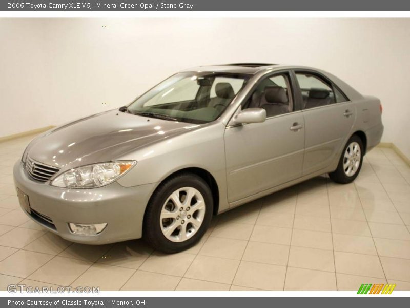 Mineral Green Opal / Stone Gray 2006 Toyota Camry XLE V6
