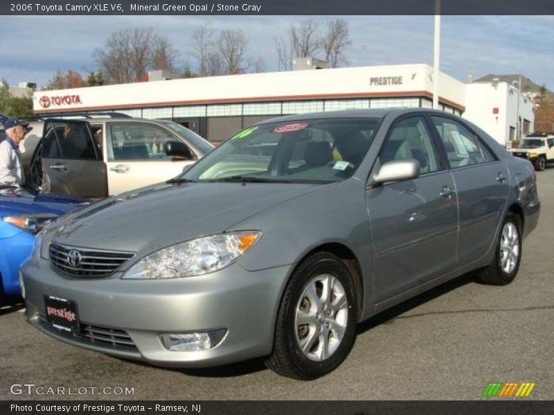 Mineral Green Opal / Stone Gray 2006 Toyota Camry XLE V6