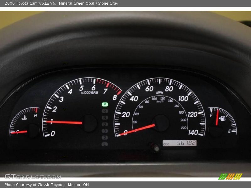 Mineral Green Opal / Stone Gray 2006 Toyota Camry XLE V6