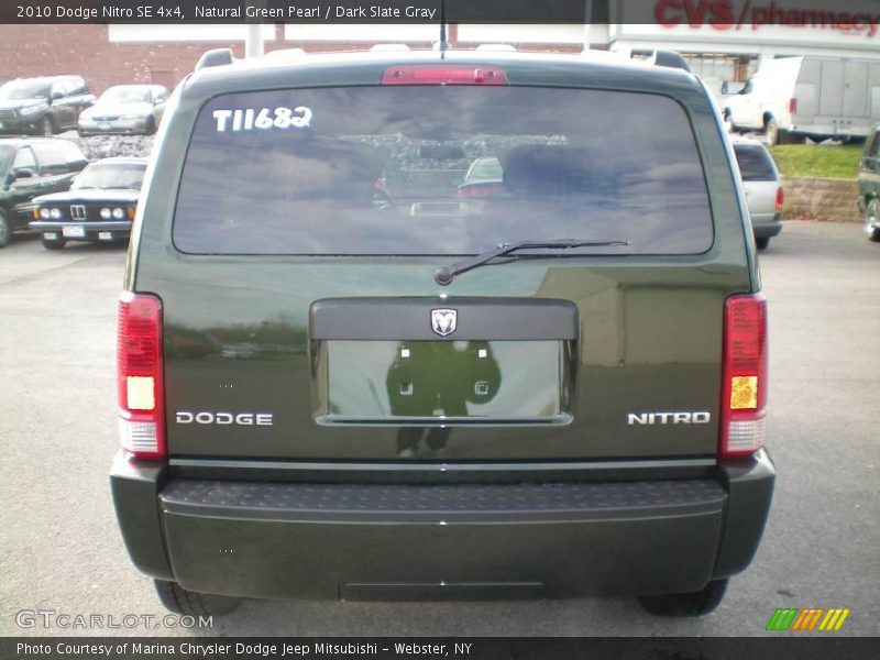 Natural Green Pearl / Dark Slate Gray 2010 Dodge Nitro SE 4x4