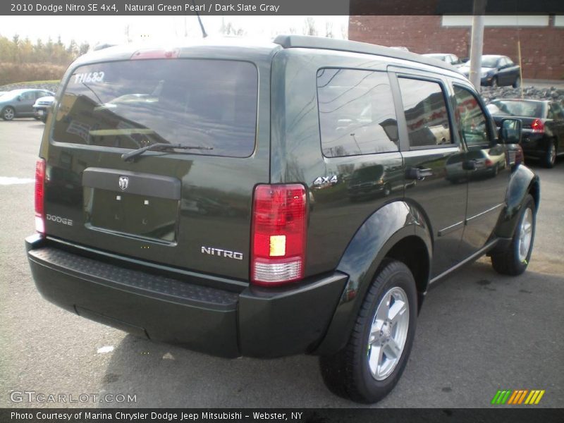 Natural Green Pearl / Dark Slate Gray 2010 Dodge Nitro SE 4x4