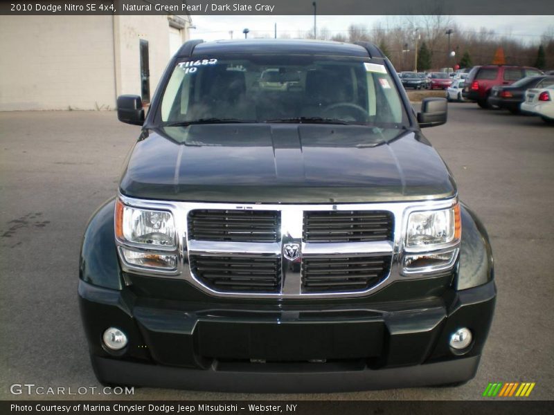 Natural Green Pearl / Dark Slate Gray 2010 Dodge Nitro SE 4x4