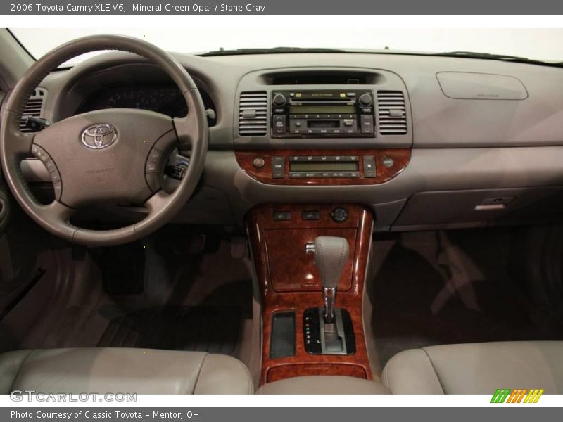 Mineral Green Opal / Stone Gray 2006 Toyota Camry XLE V6