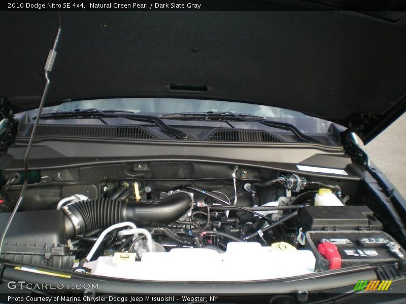 Natural Green Pearl / Dark Slate Gray 2010 Dodge Nitro SE 4x4