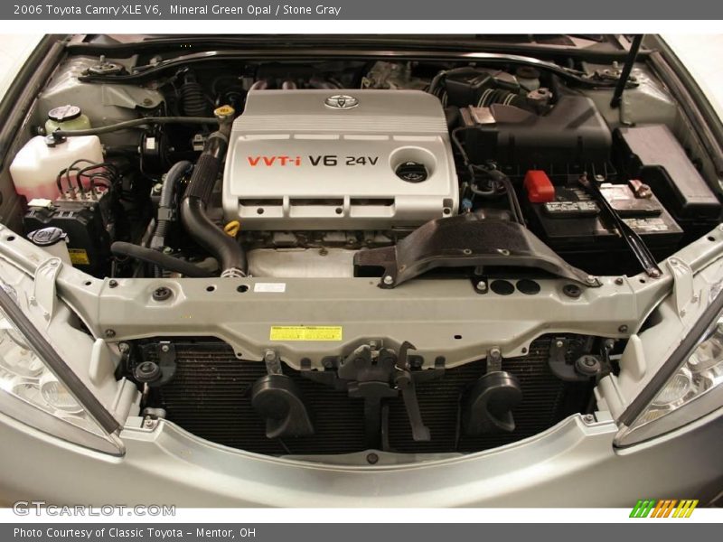 Mineral Green Opal / Stone Gray 2006 Toyota Camry XLE V6
