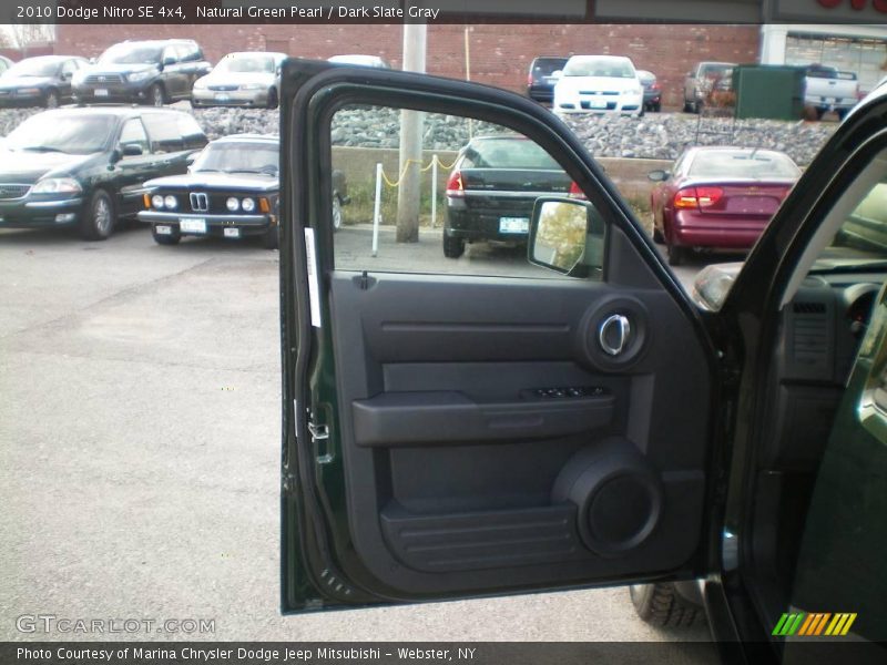 Natural Green Pearl / Dark Slate Gray 2010 Dodge Nitro SE 4x4