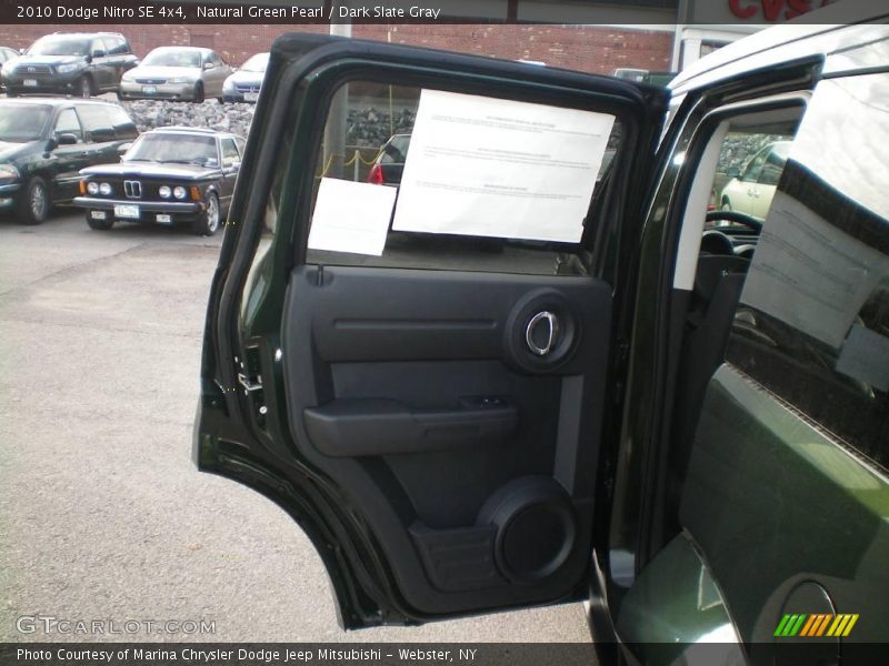 Natural Green Pearl / Dark Slate Gray 2010 Dodge Nitro SE 4x4