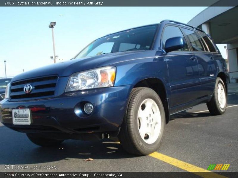 Indigo Ink Pearl / Ash Gray 2006 Toyota Highlander V6