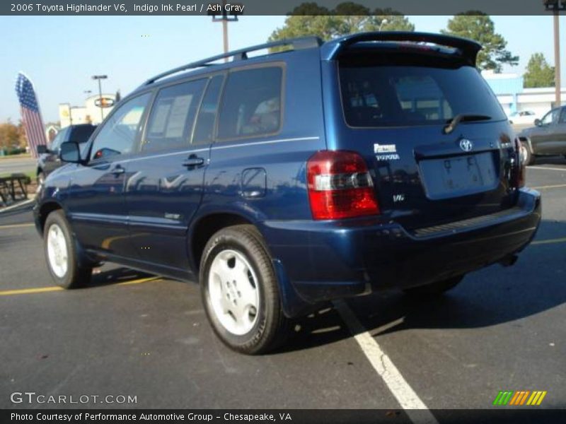 Indigo Ink Pearl / Ash Gray 2006 Toyota Highlander V6