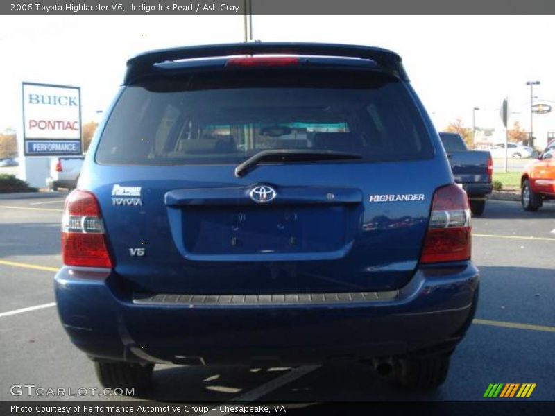 Indigo Ink Pearl / Ash Gray 2006 Toyota Highlander V6