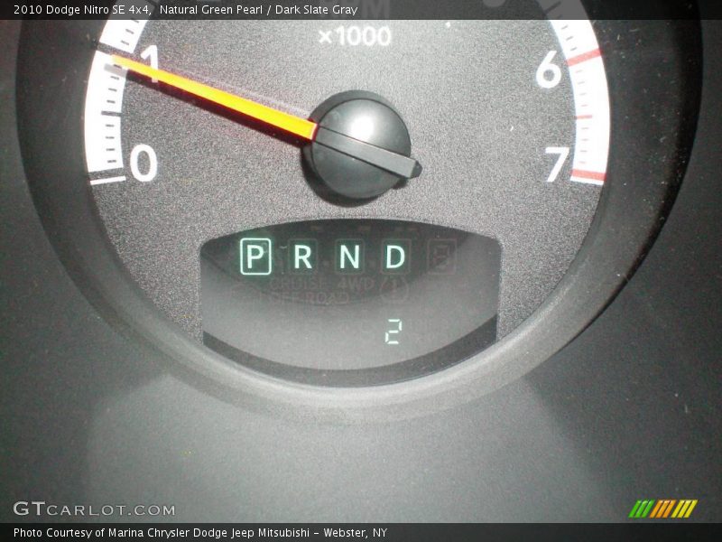 Natural Green Pearl / Dark Slate Gray 2010 Dodge Nitro SE 4x4