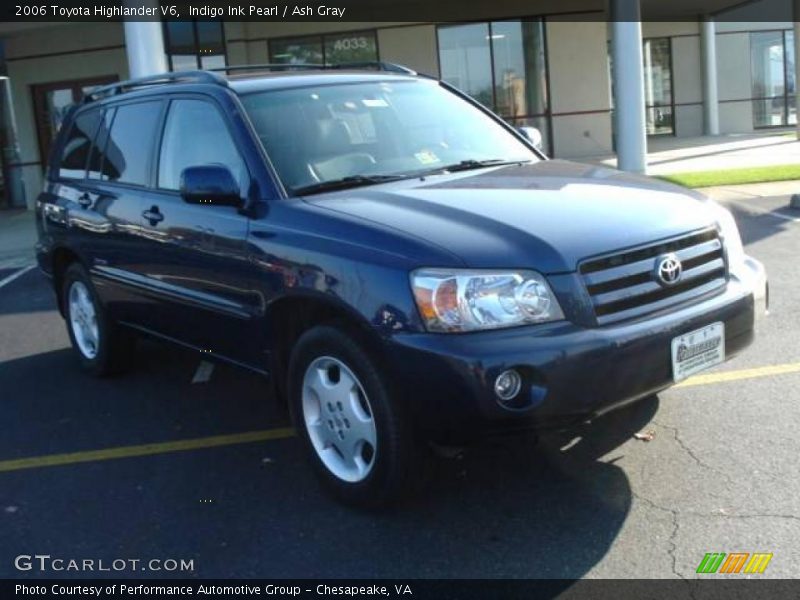 Indigo Ink Pearl / Ash Gray 2006 Toyota Highlander V6