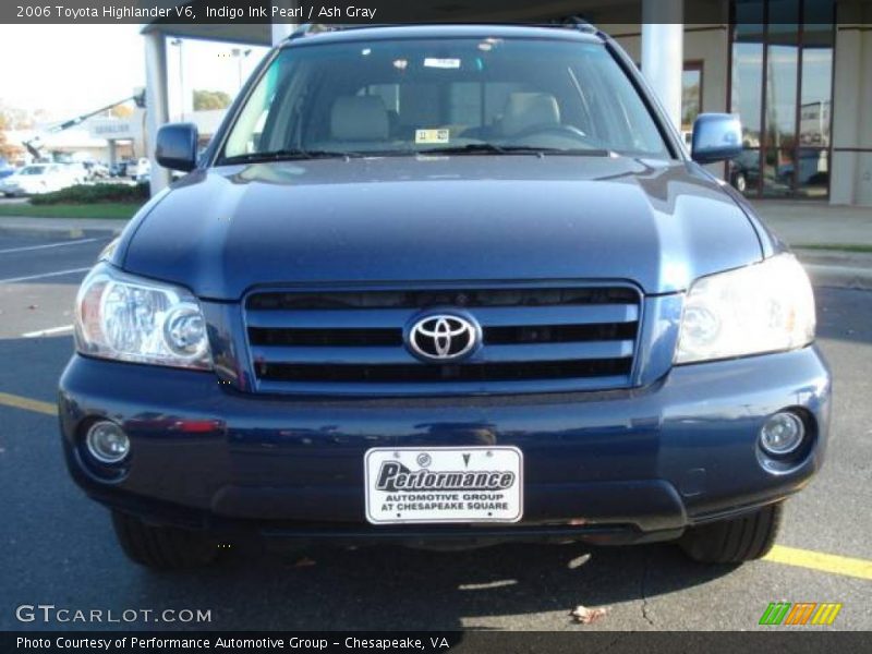 Indigo Ink Pearl / Ash Gray 2006 Toyota Highlander V6