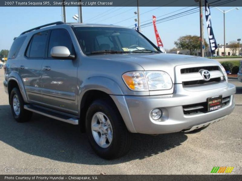 Silver Sky Metallic / Light Charcoal 2007 Toyota Sequoia SR5