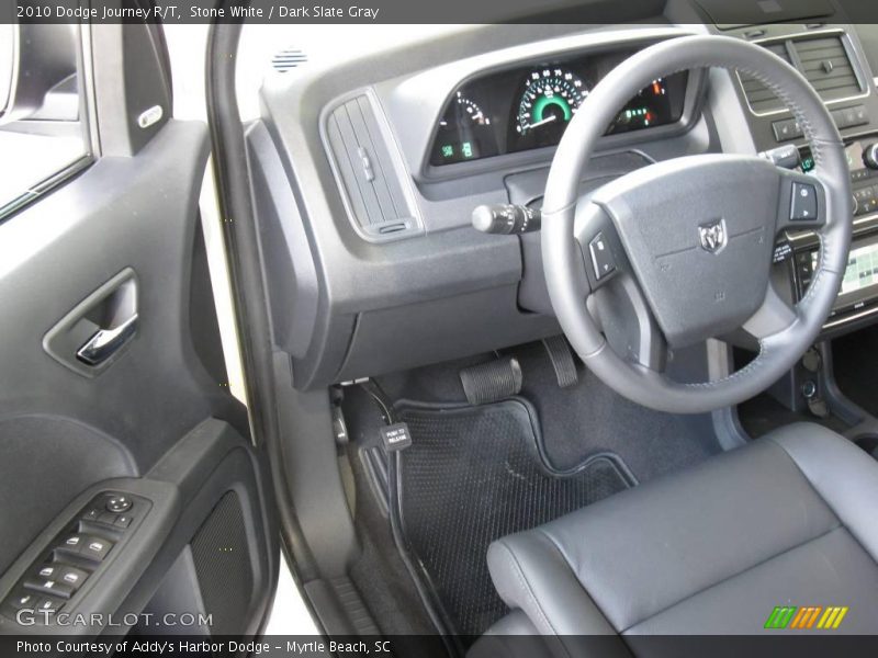 Stone White / Dark Slate Gray 2010 Dodge Journey R/T