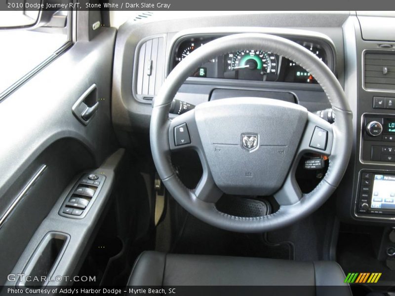 Stone White / Dark Slate Gray 2010 Dodge Journey R/T