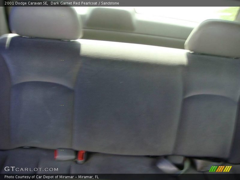 Dark Garnet Red Pearlcoat / Sandstone 2001 Dodge Caravan SE
