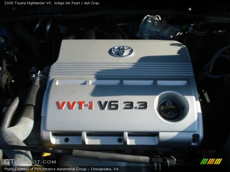 Indigo Ink Pearl / Ash Gray 2006 Toyota Highlander V6