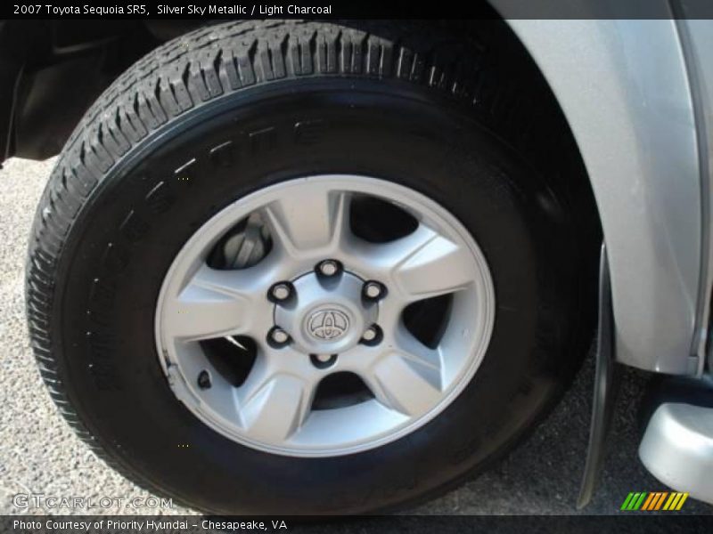 Silver Sky Metallic / Light Charcoal 2007 Toyota Sequoia SR5