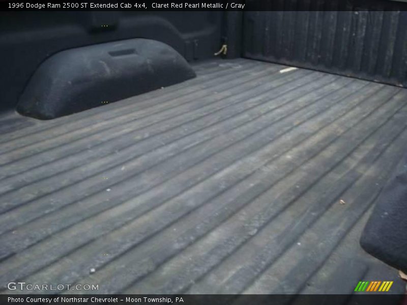 Claret Red Pearl Metallic / Gray 1996 Dodge Ram 2500 ST Extended Cab 4x4