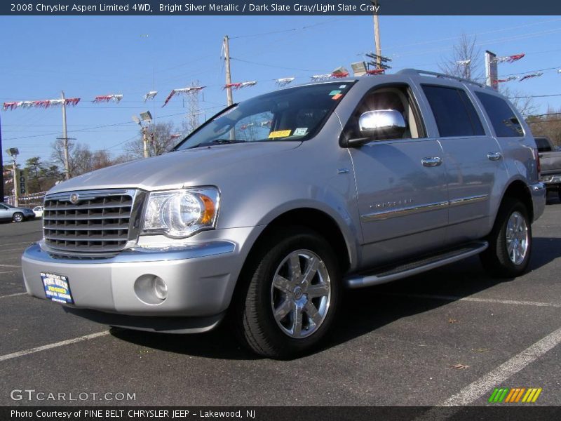 Bright Silver Metallic / Dark Slate Gray/Light Slate Gray 2008 Chrysler Aspen Limited 4WD