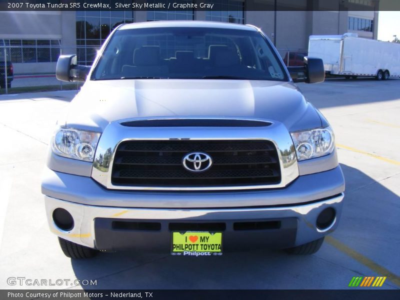 Silver Sky Metallic / Graphite Gray 2007 Toyota Tundra SR5 CrewMax
