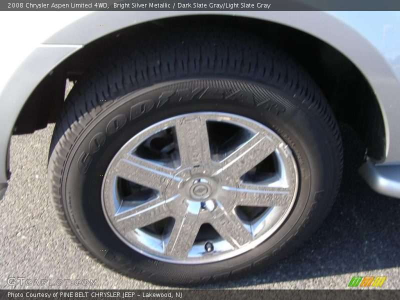 Bright Silver Metallic / Dark Slate Gray/Light Slate Gray 2008 Chrysler Aspen Limited 4WD
