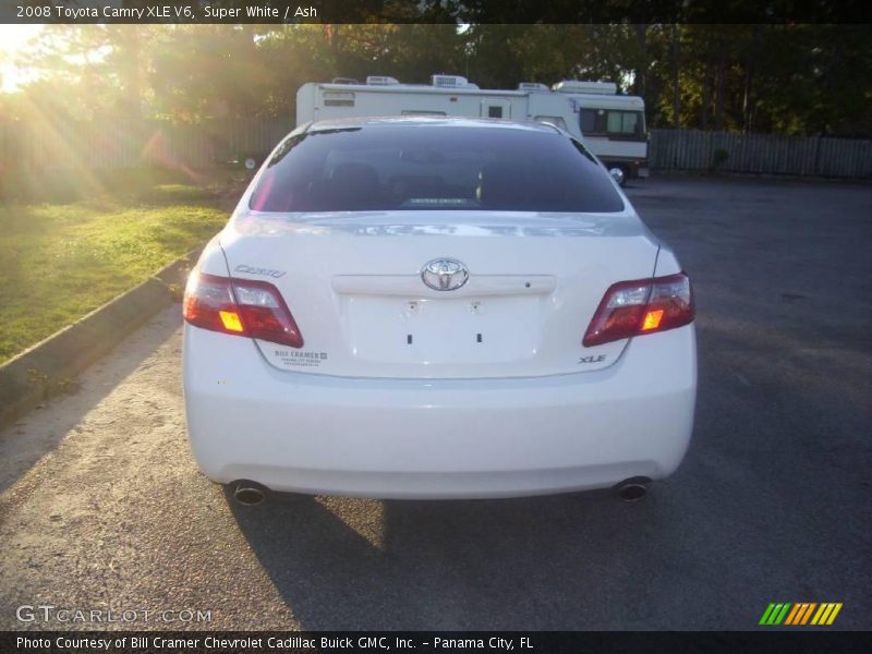 Super White / Ash 2008 Toyota Camry XLE V6