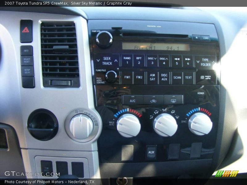 Silver Sky Metallic / Graphite Gray 2007 Toyota Tundra SR5 CrewMax