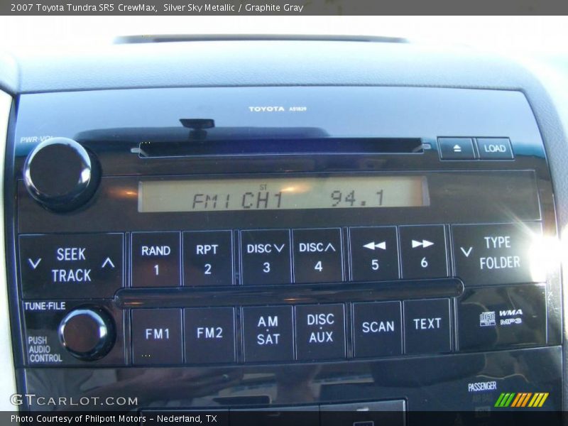 Silver Sky Metallic / Graphite Gray 2007 Toyota Tundra SR5 CrewMax
