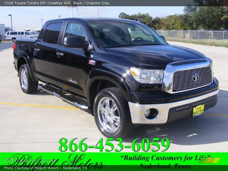 Black / Graphite Gray 2008 Toyota Tundra SR5 CrewMax 4x4