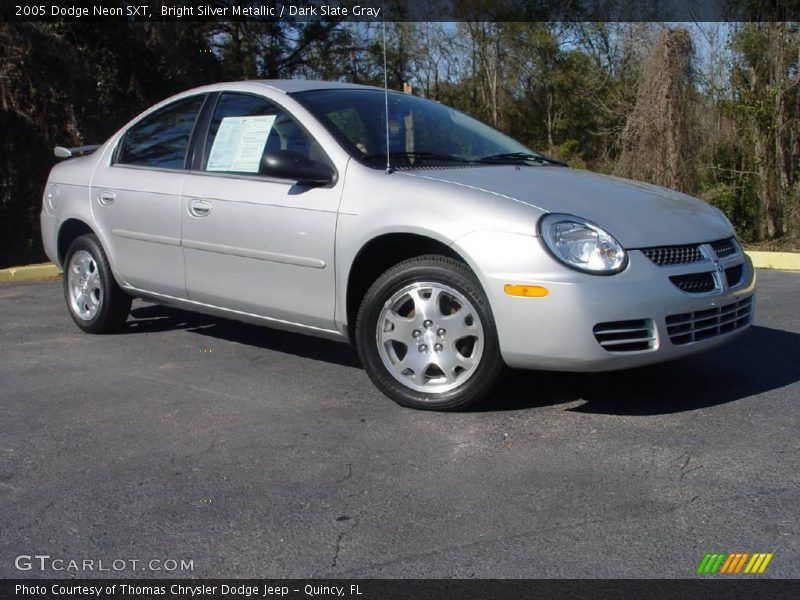 Bright Silver Metallic / Dark Slate Gray 2005 Dodge Neon SXT