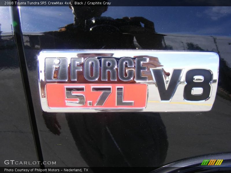 Black / Graphite Gray 2008 Toyota Tundra SR5 CrewMax 4x4