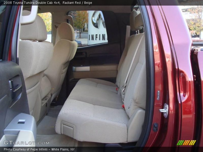 Radiant Red / Beige 2008 Toyota Tundra Double Cab 4x4