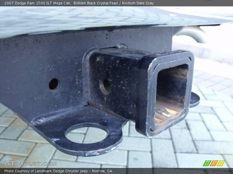 Brilliant Black Crystal Pearl / Medium Slate Gray 2007 Dodge Ram 1500 SLT Mega Cab